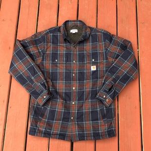 (Like new) Carhartt Hubbard Sherpa Lined flannel